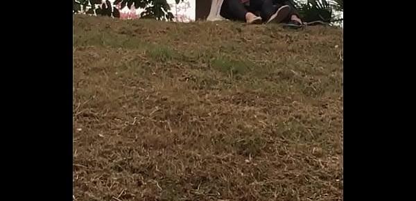  Indian lover kissing in park part 4